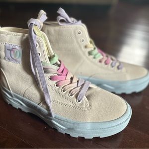 NEW Vans Sentry WC UltraCUSH pastel lug sole classic high top sneakers